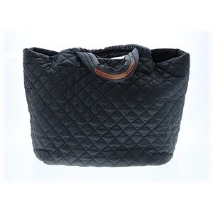 MZ Wallace Grey Quilted Tote